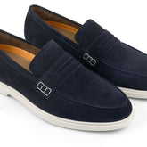 San Nicola Navy Penny Loafer